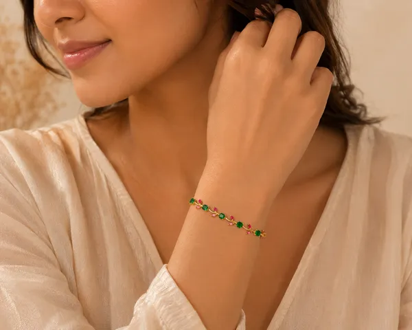 Auraa_Rosé_Vine_Tulip_Bracelet