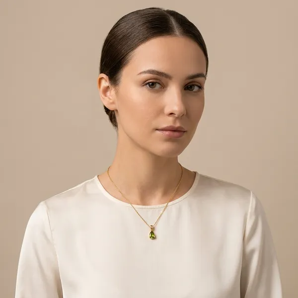 Green_Flora_Necklace_And_Earrings_Set_18k_Gold_Plated