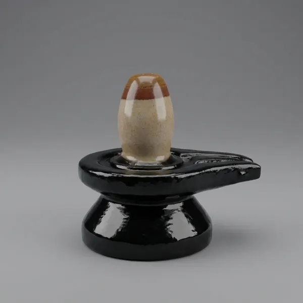 Narmada_Stone_Pooja_Brown_Black_Shivling_Showpiece
