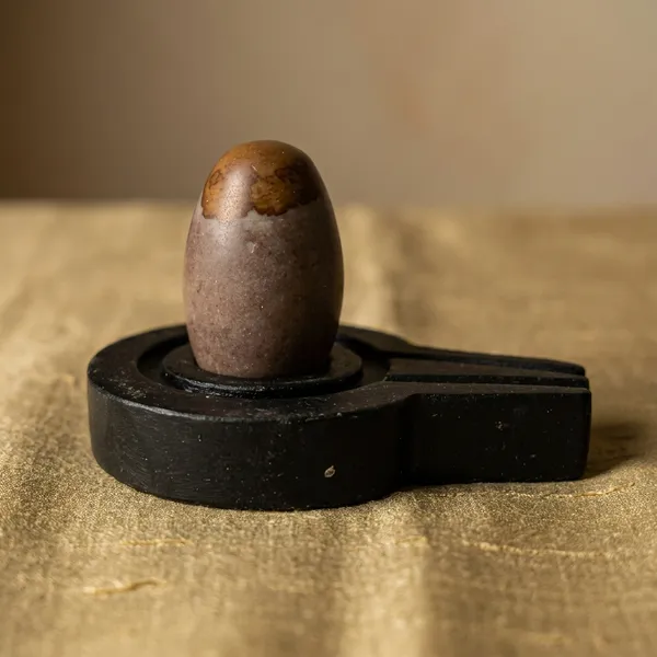 Narmada_Stone_Spiritual_Grey_&_Black_Narmadeshwar_Shivling_Idol