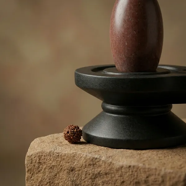 Narmada_Stone_Pooja_Brown_&_Black_Narmadeshwar_Shivling