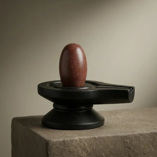 Narmada_Stone_Pooja_Brown_&_Black_Narmadeshwar_Shivling