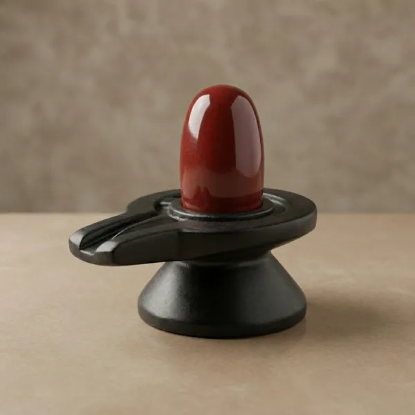 Narmada_Stone_Spiritual_Red_Narmadeshwar_Shivling_With_Jaladhari_Set