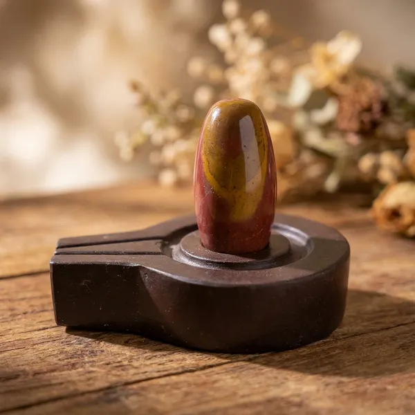 Narmada_Stone_Spiritual_Multicolor_Ardhnareshwar_Shivling_Idol