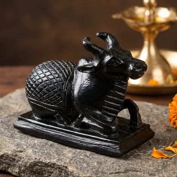Narmada_Stone_Spiritual_Black_Nandi_Idol