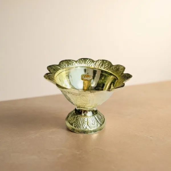 Narmada_Stone_Pooja_Golden_Jyoti_Deepak