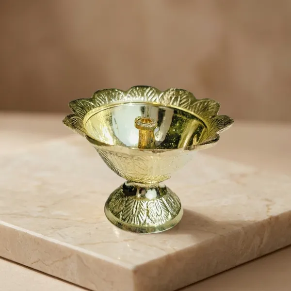 Narmada_Stone_Pooja_Golden_Jyoti_Deepak