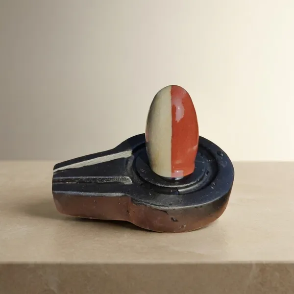Narmada_Stone_Pooja_Multicolor_Shivling_Idol