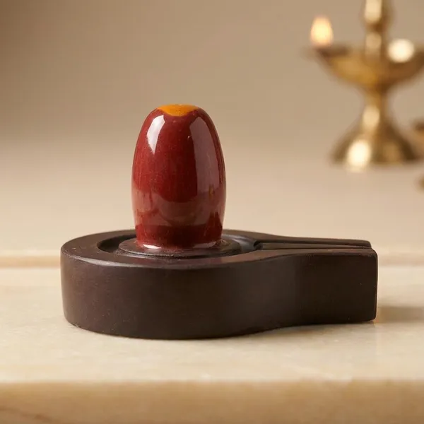 Narmada_Stone_Pooja_Multicolor_Narmadeshwar_Shivling_Idol