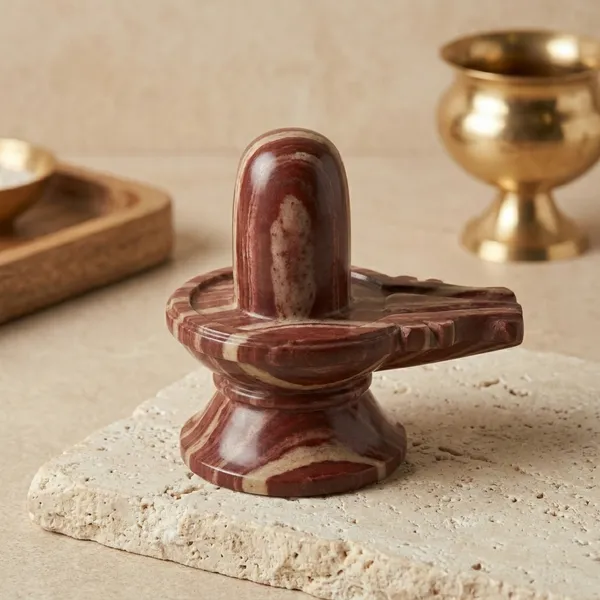 Narmada_Stone_Pooja_Multicolor_Mahadev_Shivling_Showpiece