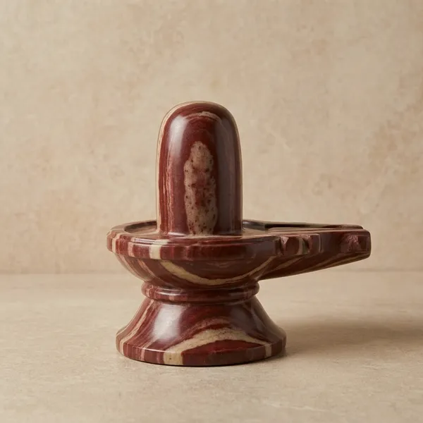 Narmada_Stone_Pooja_Multicolor_Mahadev_Shivling_Showpiece