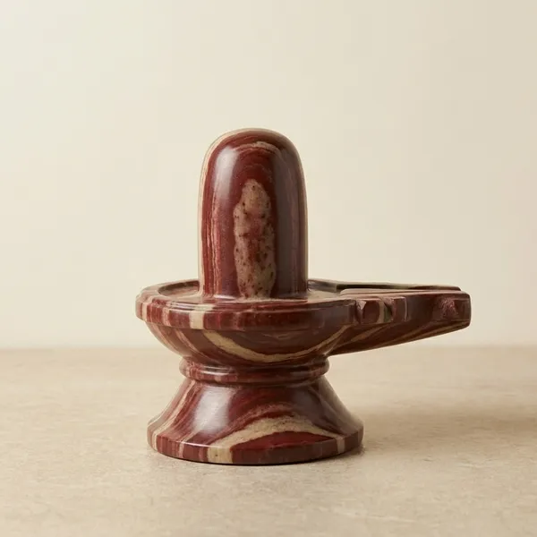 Narmada_Stone_Pooja_Multicolor_Mahadev_Shivling_Showpiece