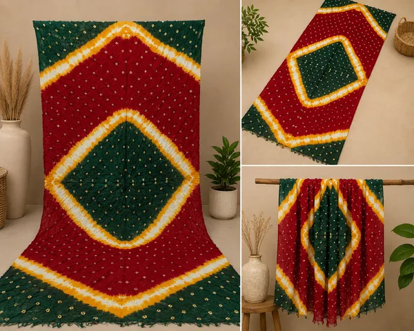 Combo_Pack_of_10_Cotton_Bandhani_Dupatta__|_Soft_Cotton_|_Traditional_Printed_Dupattas_|_2.25_Meter_|_Assorted_Colors_|_TEXORA_FAB