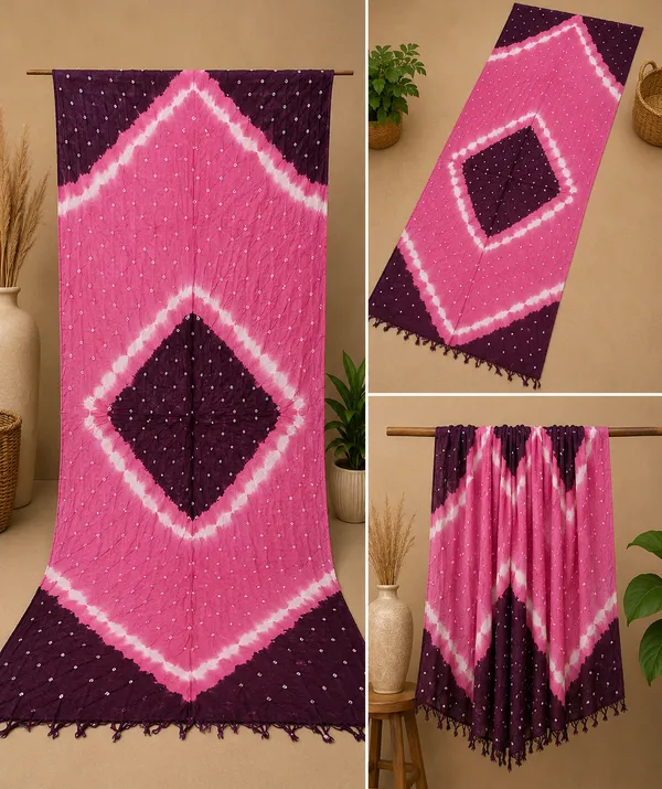 Combo_Pack_of_10_Cotton_Bandhani_Dupatta__|_Soft_Cotton_|_Traditional_Printed_Dupattas_|_2.25_Meter_|_Assorted_Colors_|_TEXORA_FAB