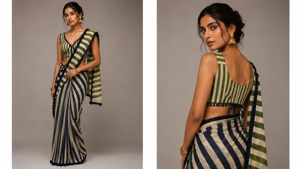 Trendy_Ethnic_Stripe_Saree_for_Festive_and_Daily_Wear