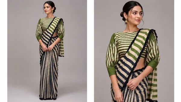 Trendy_Ethnic_Stripe_Saree_for_Festive_and_Daily_Wear