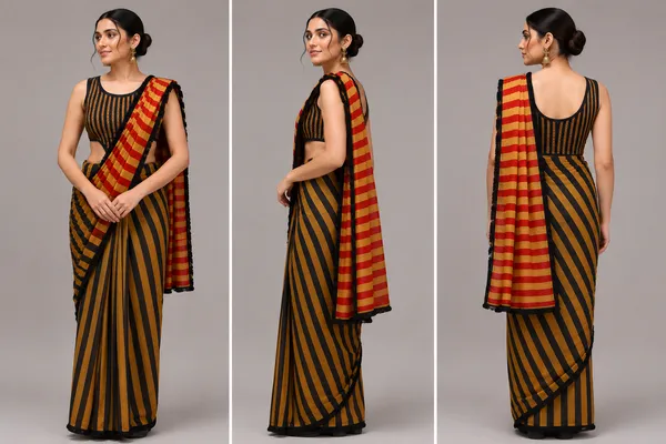 Women's_Designer_Striped_Saree_with_Unstitch_Blouse_Piece