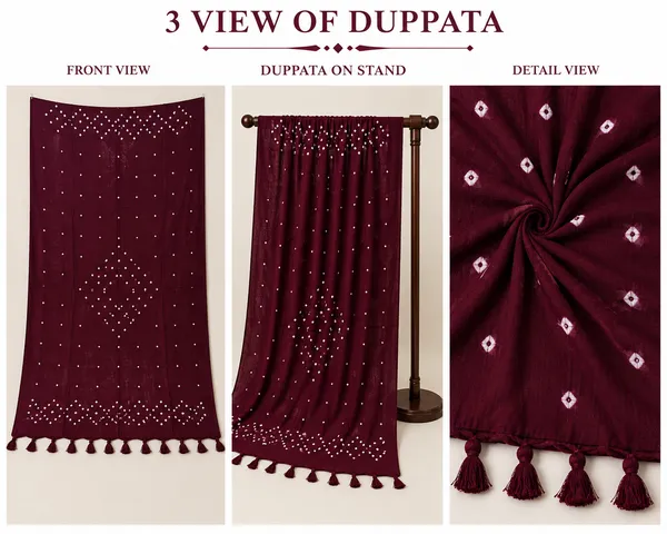 Maroon_Viscose_Rayon_Bandhni_Dupatta_For_Women
