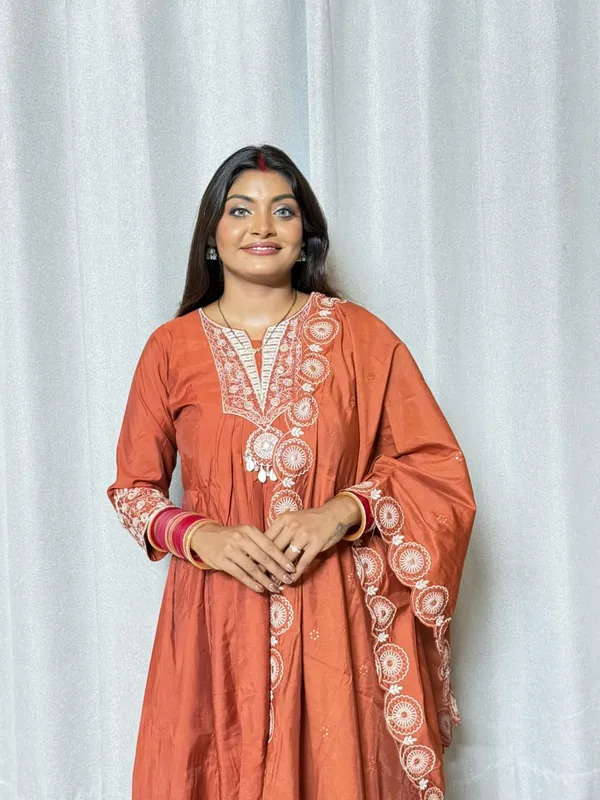 Orange_Embroidered_Anarkali_Suit_for_Women
