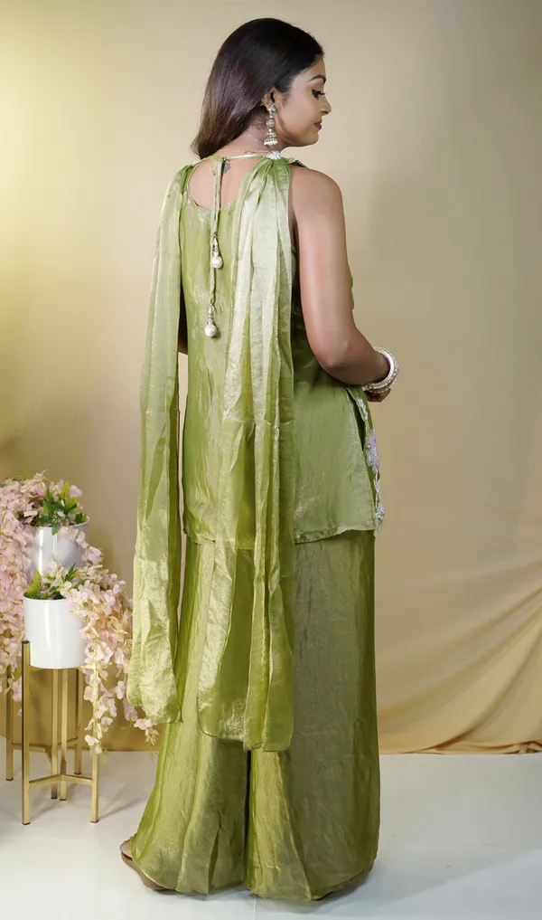 Green_Organza_Embroidered_Floral_Kurti_Palazzo_Set_For_Women