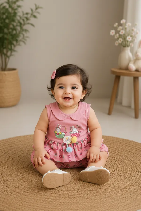 Pink_Cotton_Ethnic_Wear_For_Infants
