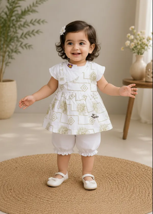 White_Cotton_Ethnic_Wear_For_Kids