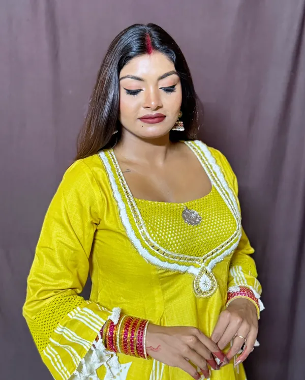 Mustard_Yellow_Rayon_Printed_Tassel_Co-Ord_Set_For_Women