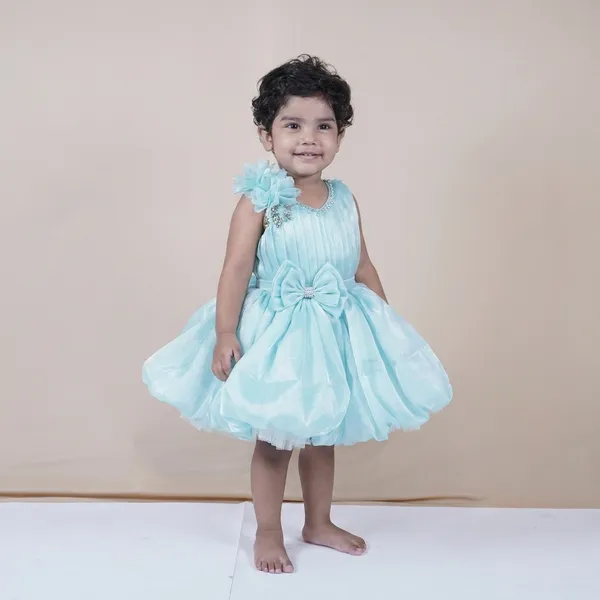 Blue_Soft_Net_Party_Ethnic_Wear_For_Girls