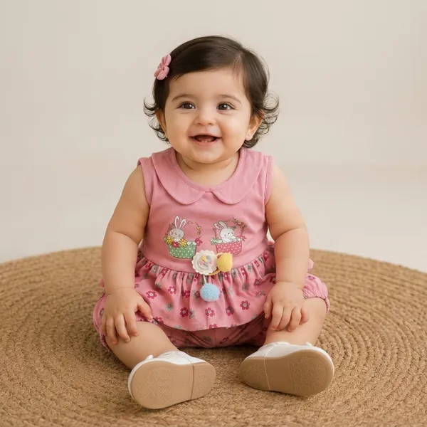 Pink_Cotton_Ethnic_Wear_For_Infants