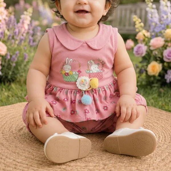 Pink_Cotton_Ethnic_Wear_For_Infants