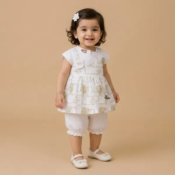 White_Cotton_Ethnic_Wear_For_Kids