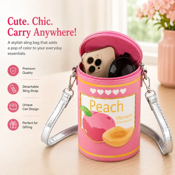 Pink_And_Peach_Pu_Non_Leather_Sling_Bag_For_Women
