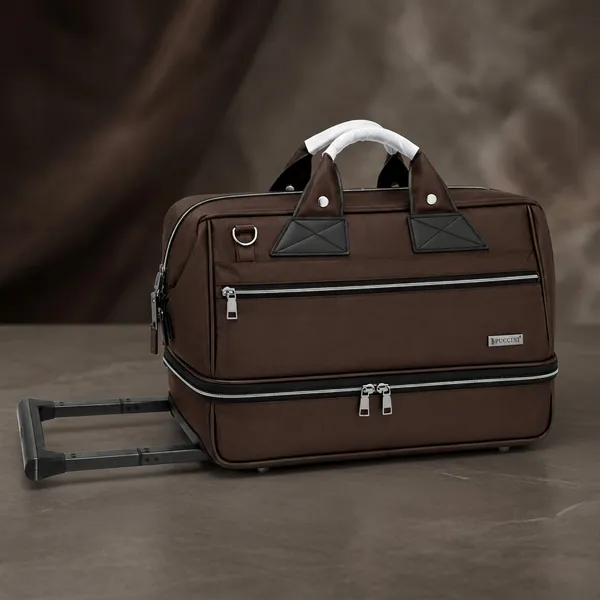 Brown_Nylon_Double_Decor_Duffel_Bag