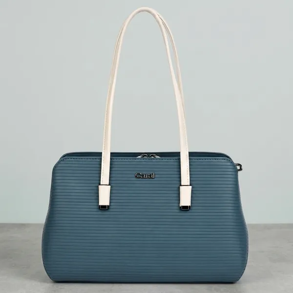Blue_Pu_Non_Leather_Tote_Handbag_For_Women