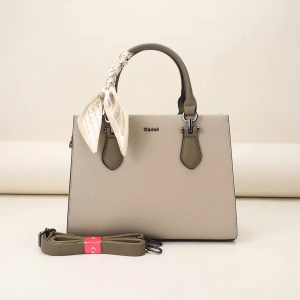 Beige_Pu_Non_Leather_Tote_Handbag_For_Women