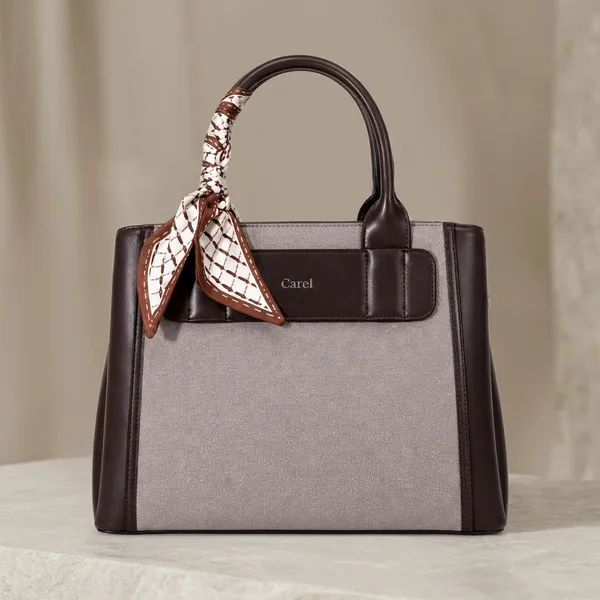 Brown_Pu_Non_Leather_Tote_Handbag_For_Women
