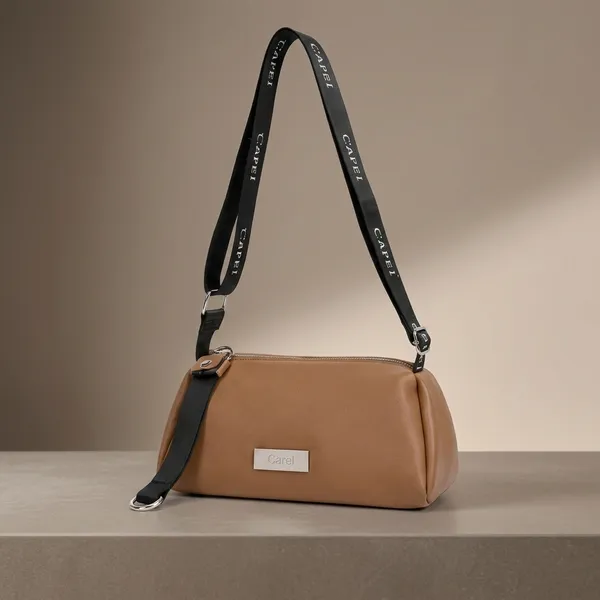 Brown_Pu_Non_Leather_Shoulder_Bag_For_Women