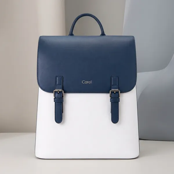 White_Pu_Non_Leather_Backpack_For_Women