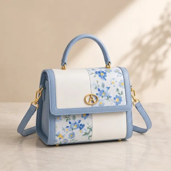 Blue_Pu_Non_Leather_Crossbody_Handbag_For_Women