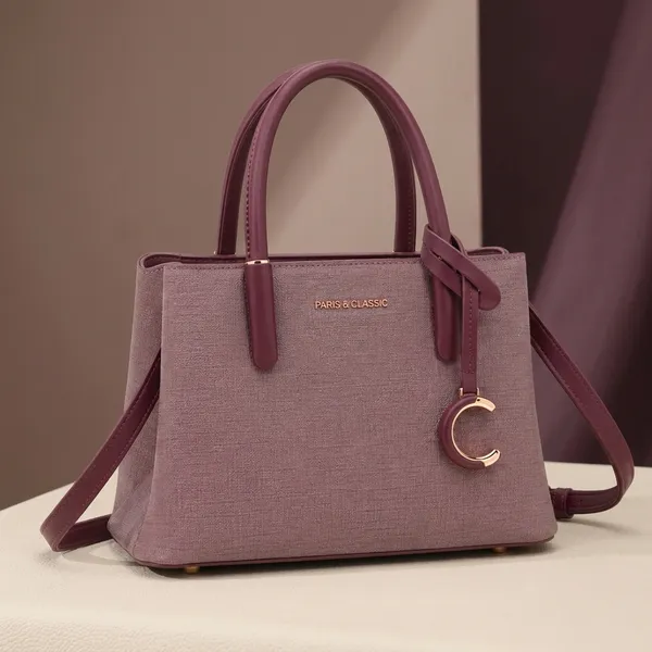 Burgundy_Pu_Non_Leather_Handbag_For_Women