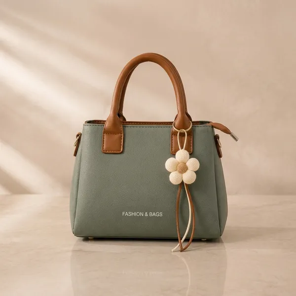 Sage_Green_Pu_Non_Leather_Handbag_For_Women