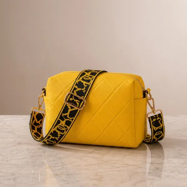 Yellow_Mati_Fabric_Crossbody_Handbag_For_Women