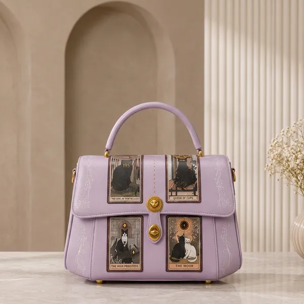 Lavender_Pu_Non_Leather_Handbag_For_Women