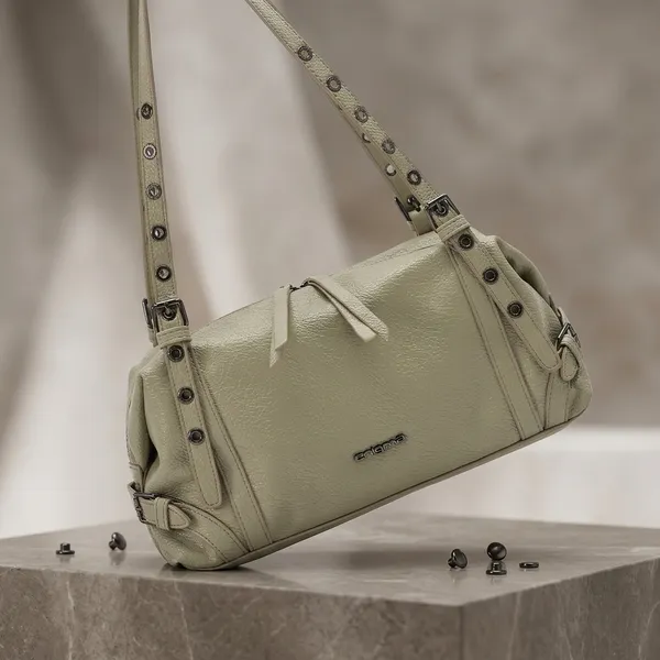 Beige_Pu_Leather_Handbag_For_Women