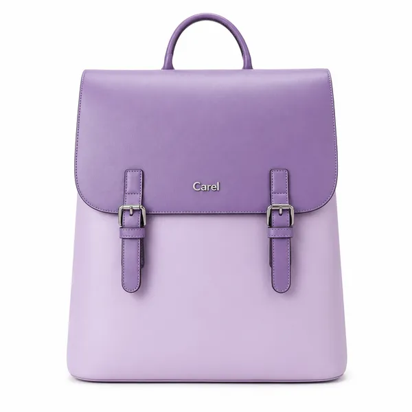 Purple_Pu_Non_Leather_Backpack_For_Women