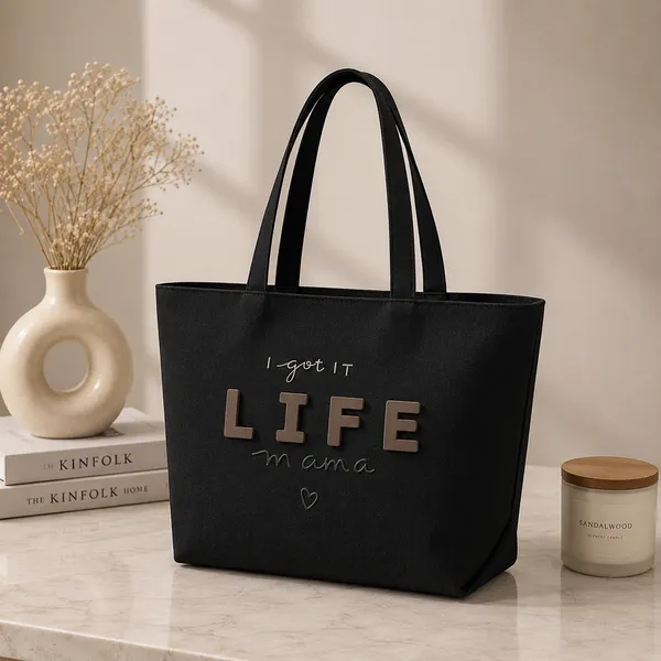 Black_Teflon_Fabric_Tote_Bag_For_Women