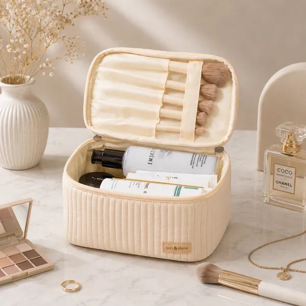 Cream_Pu_Non_Leather_Bag_For_Women