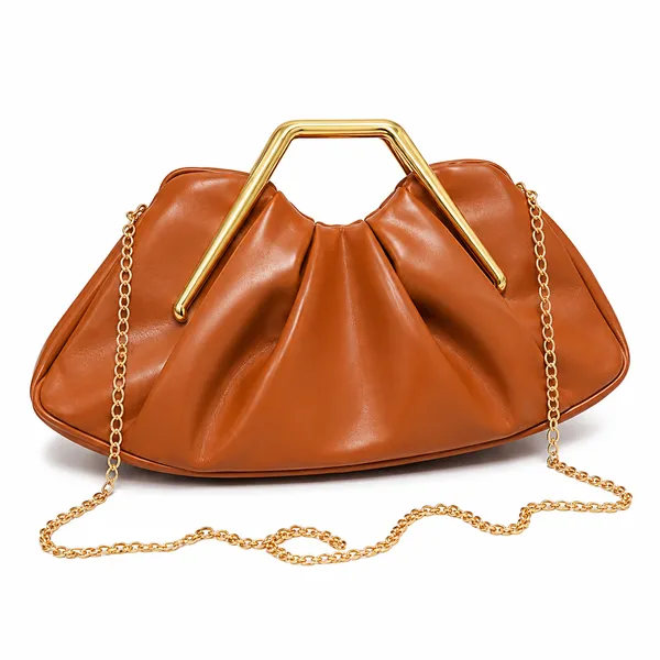 Brown_Pu_Non_Leather_Clutch_Sling_Bag_For_Women