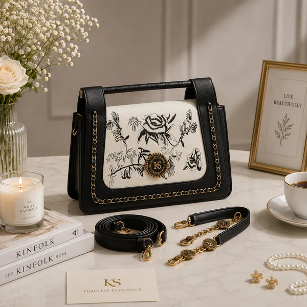 Black_Pu_Non_Leather_Handbag_For_Women