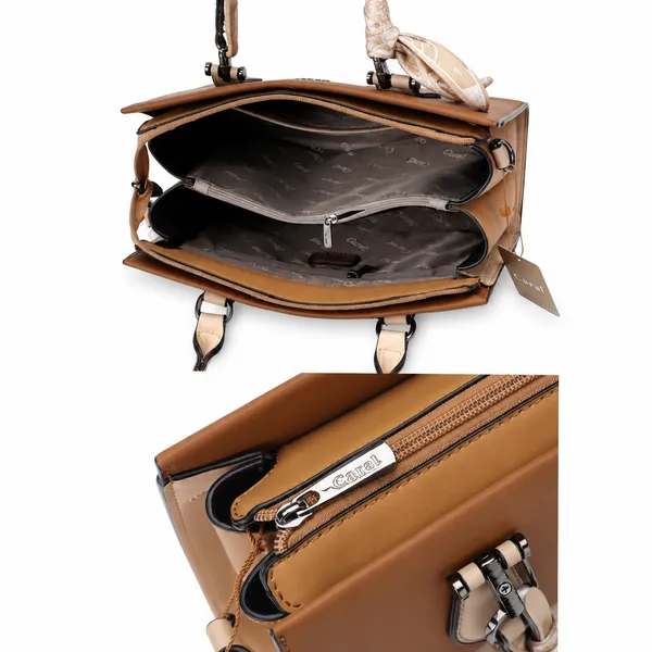 Brown_Pu_Non_Leather_Tote_Handbag_For_Women